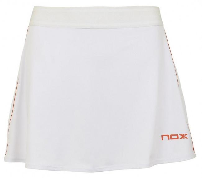 Nox Skirt (White with Red Logo)