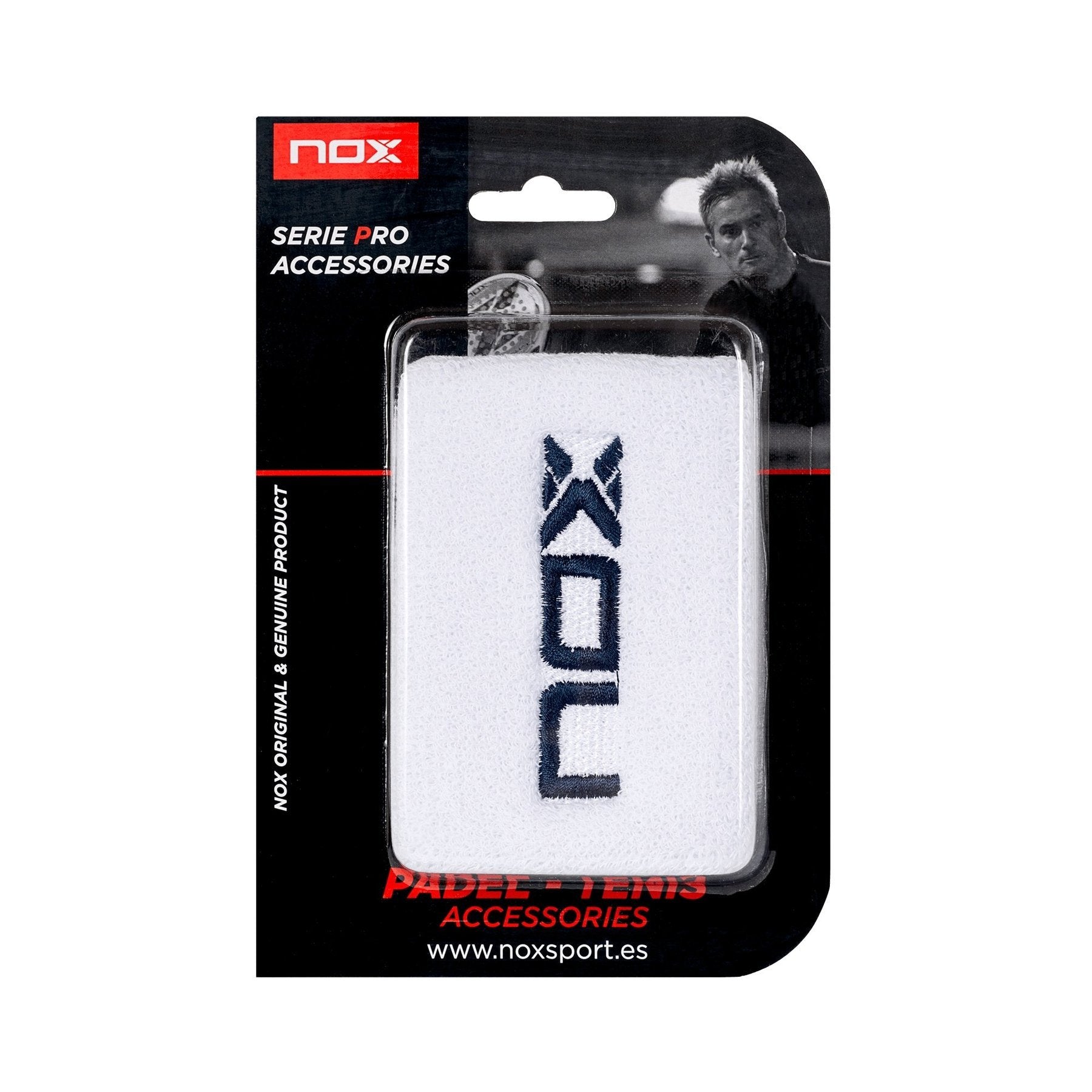 Nox Wristband 2-pack (White/Navy)