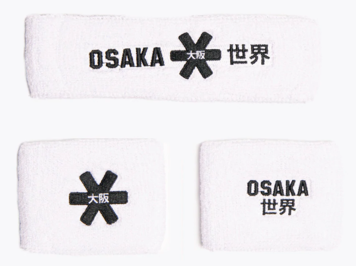 Osaka Sweatband Set (White)