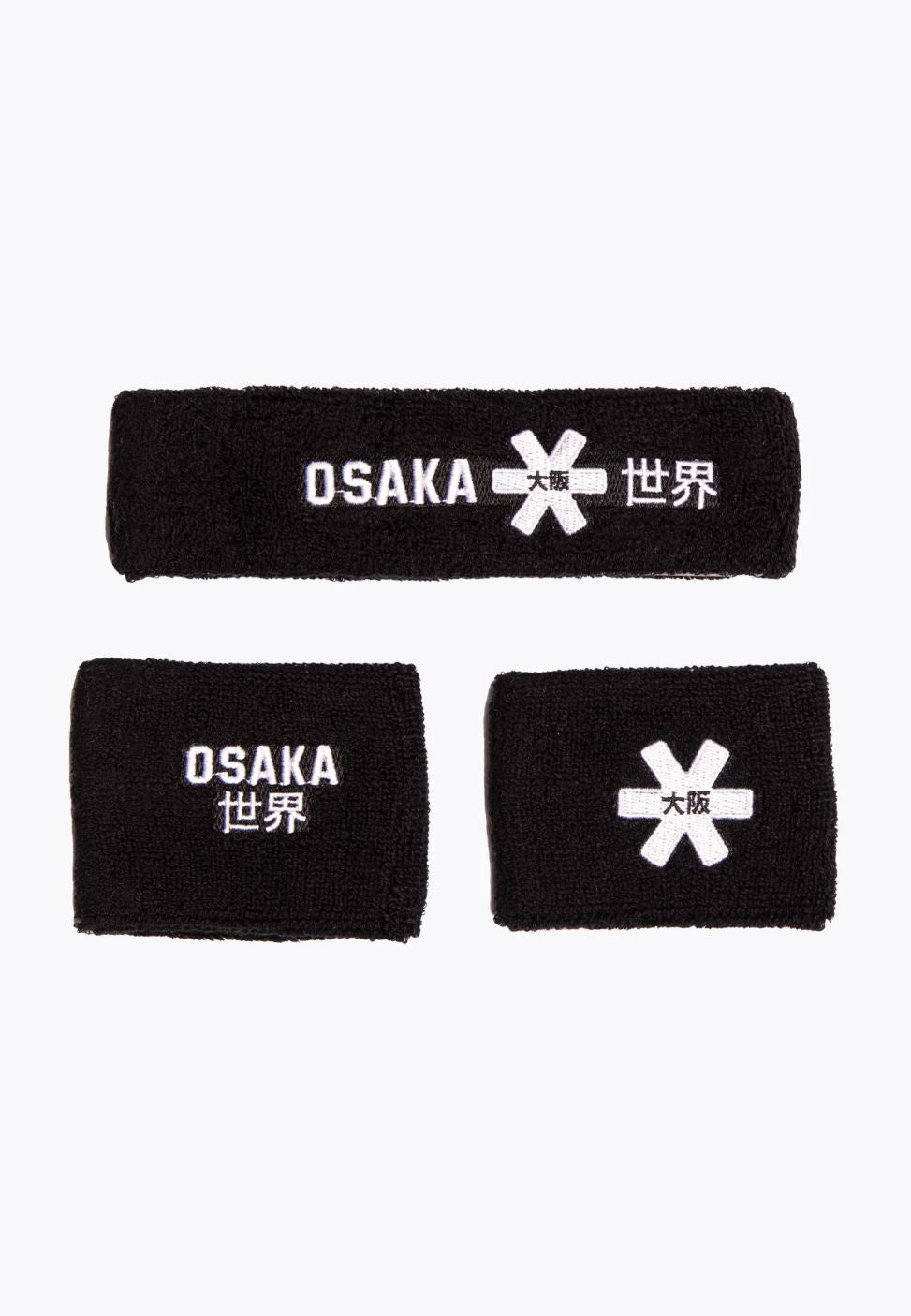 Osaka Sweatband Set (Black)