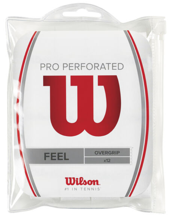 Wilson Pro Overgrip Perforated (12-pack, White)