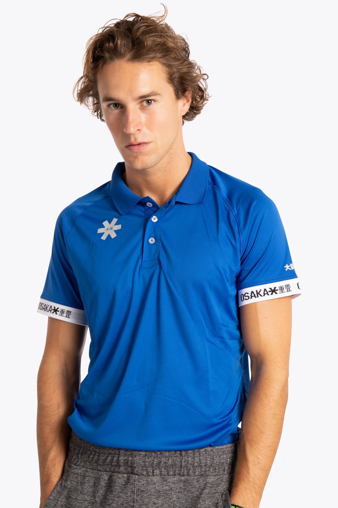 Osaka Men's Polo Jersey (Royal Blue)