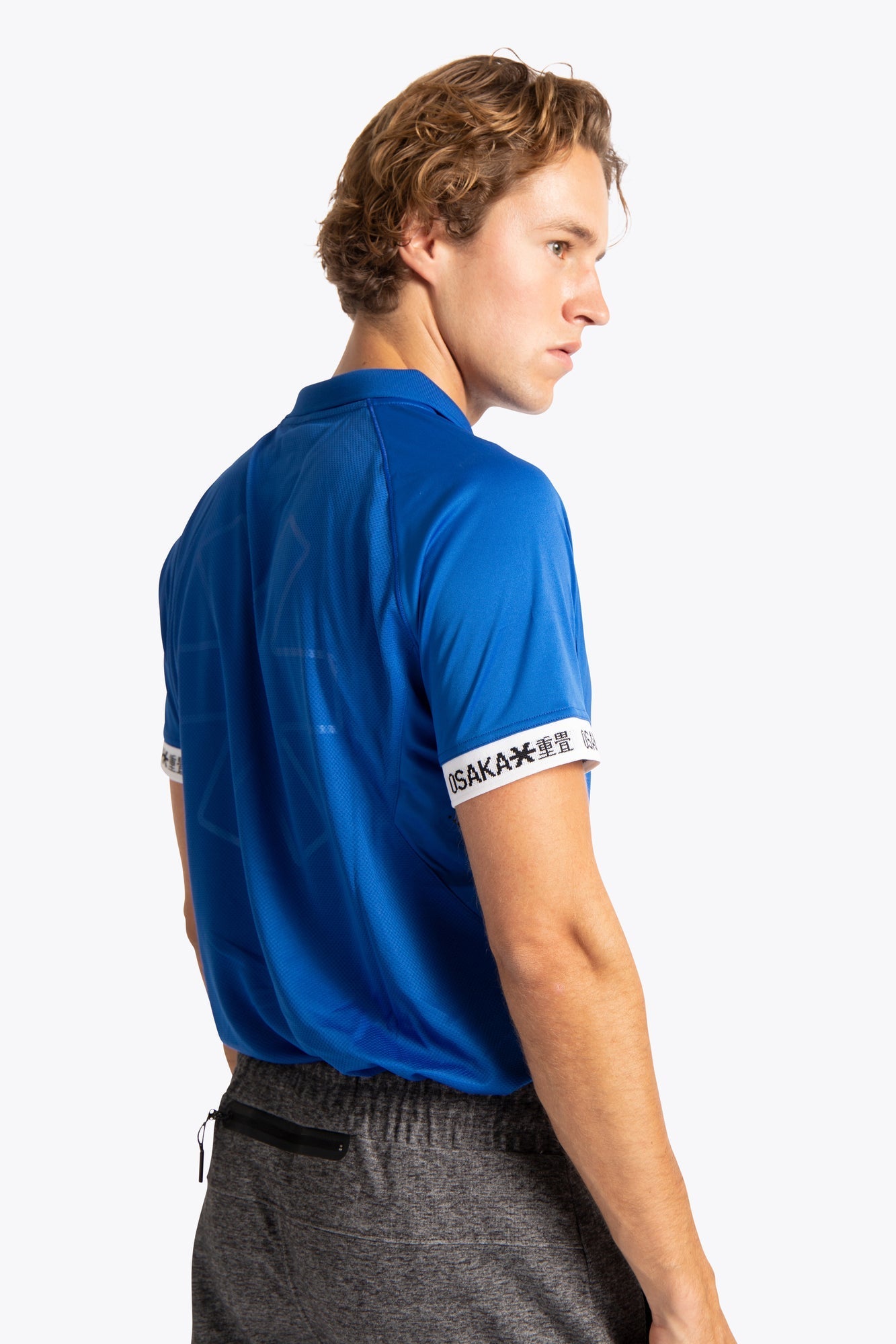 Osaka Men's Polo Jersey (Royal Blue)