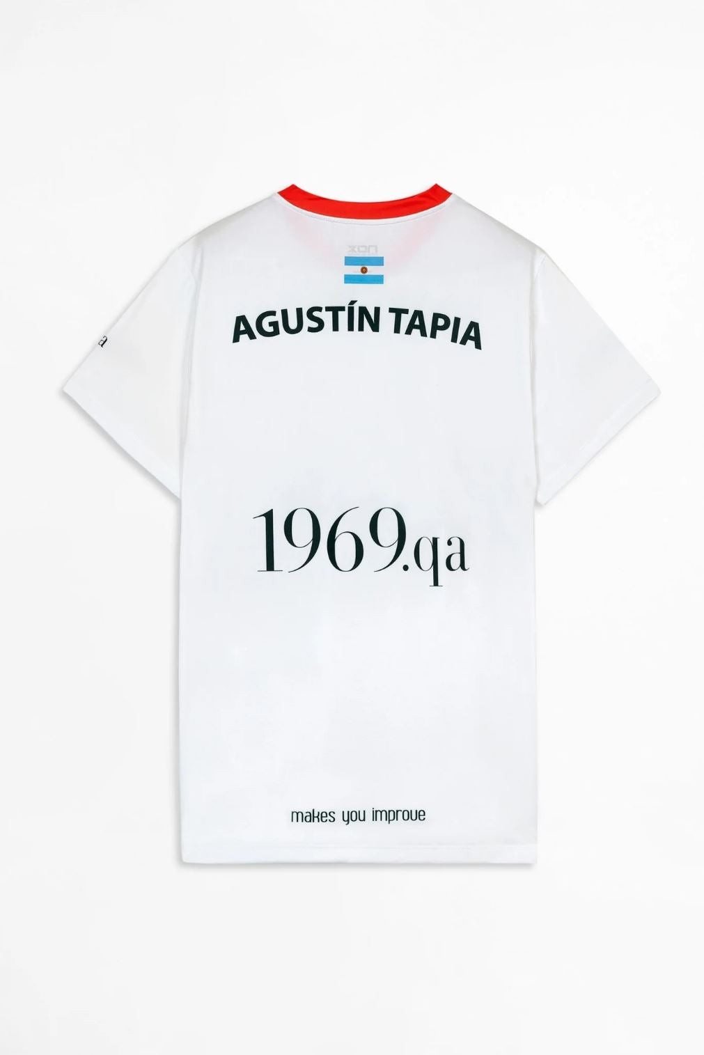 Nox Agustin Tapia Official Padel T-Shirt 2022/23 (White)