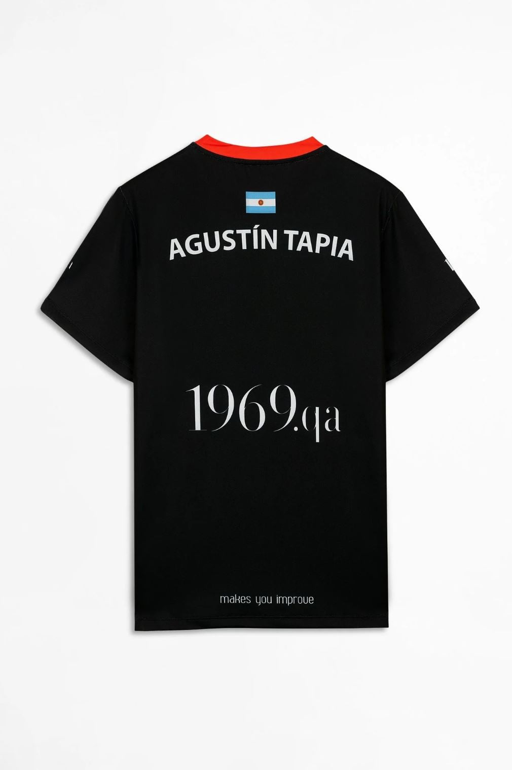 Offizielles Padel-T-Shirt Nox Agustin Tapia 2022/23 (Schwarz)