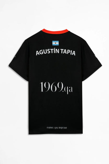 Offizielles Padel-T-Shirt Nox Agustin Tapia 2022/23 (Schwarz)