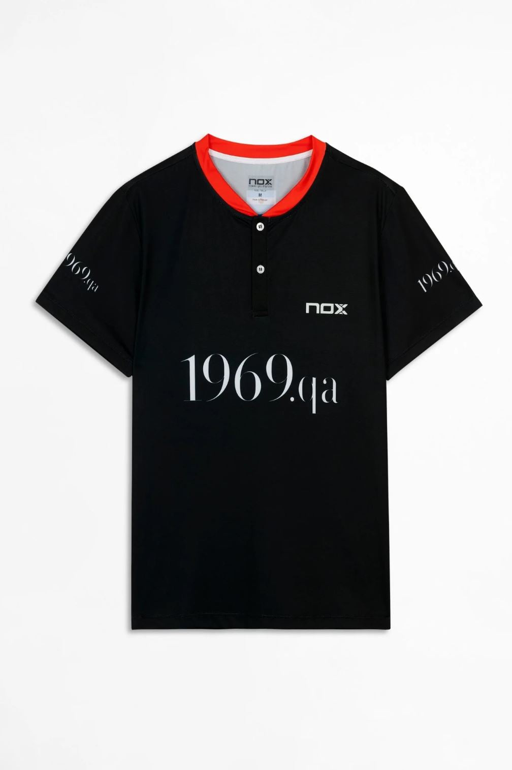 Offizielles Padel-T-Shirt Nox Agustin Tapia 2022/23 (Schwarz)