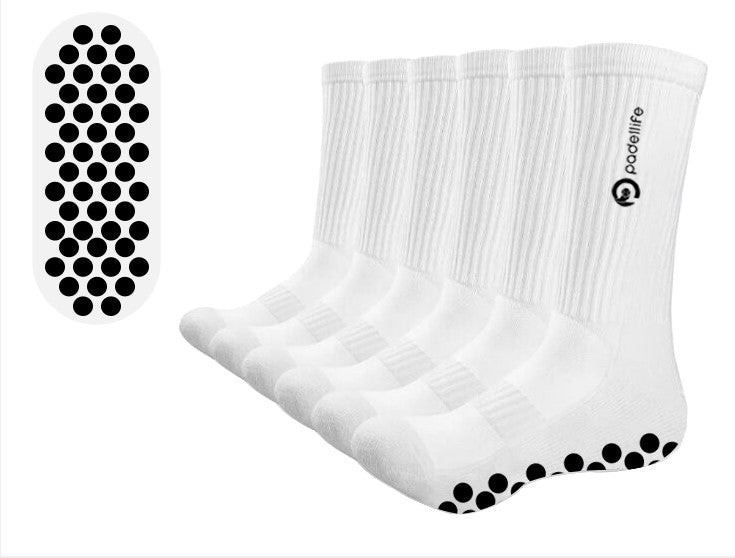 Padellife Grip Socks (1 Pair, White)