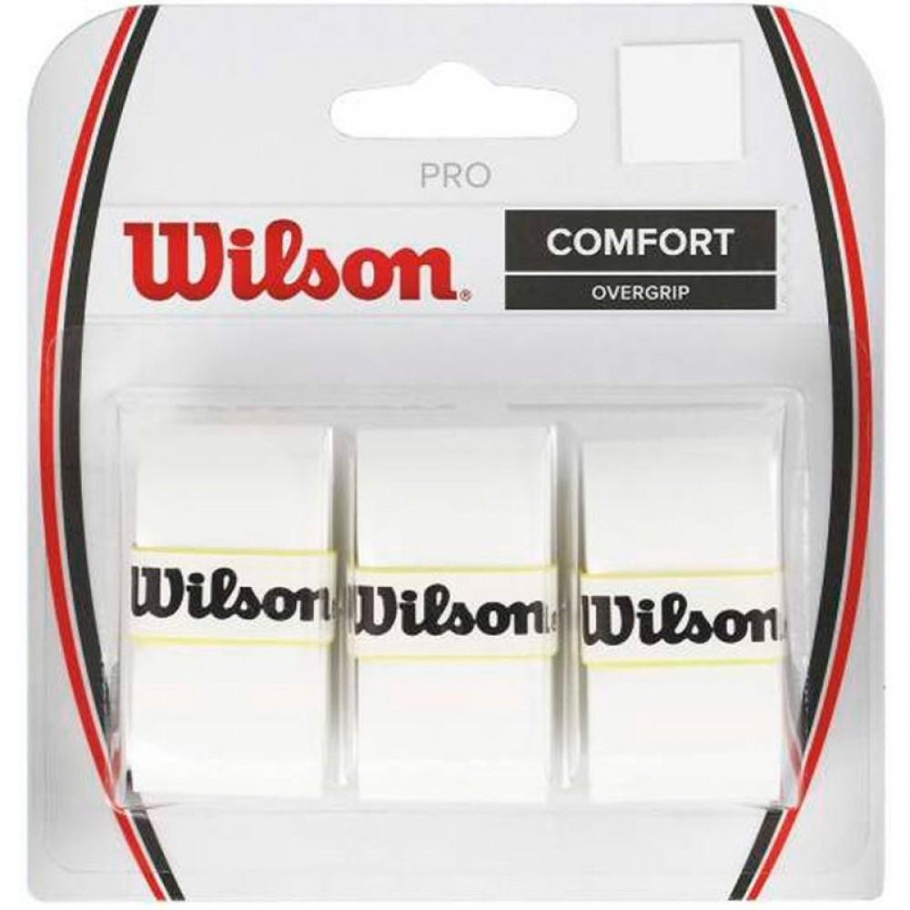 Wilson Pro Overgrip (White, 3-pack)