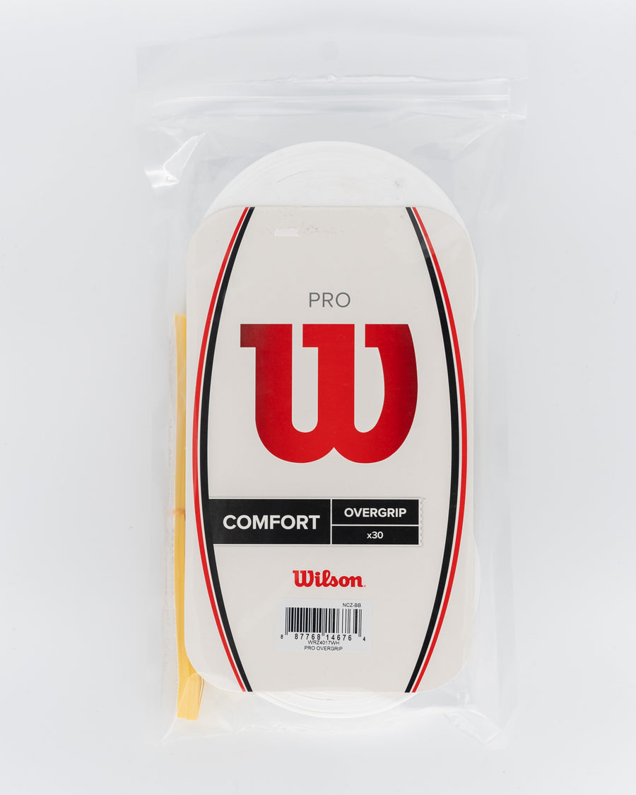 Wilson Pro Overgrip (White, 30-pack)