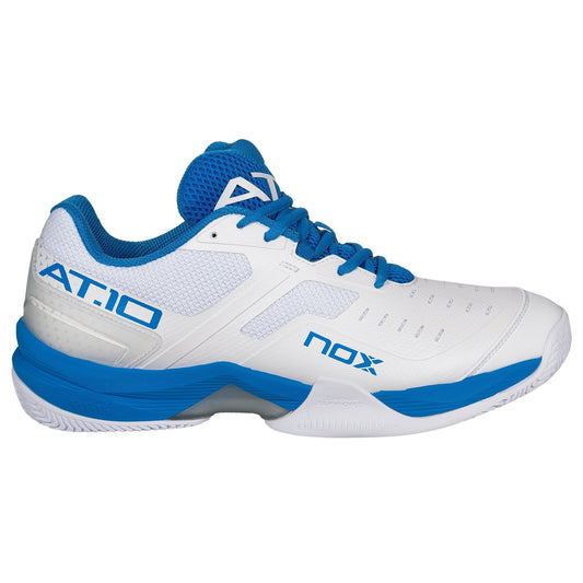 Nox AT10 Padel Shoes (White/Sea Navy)