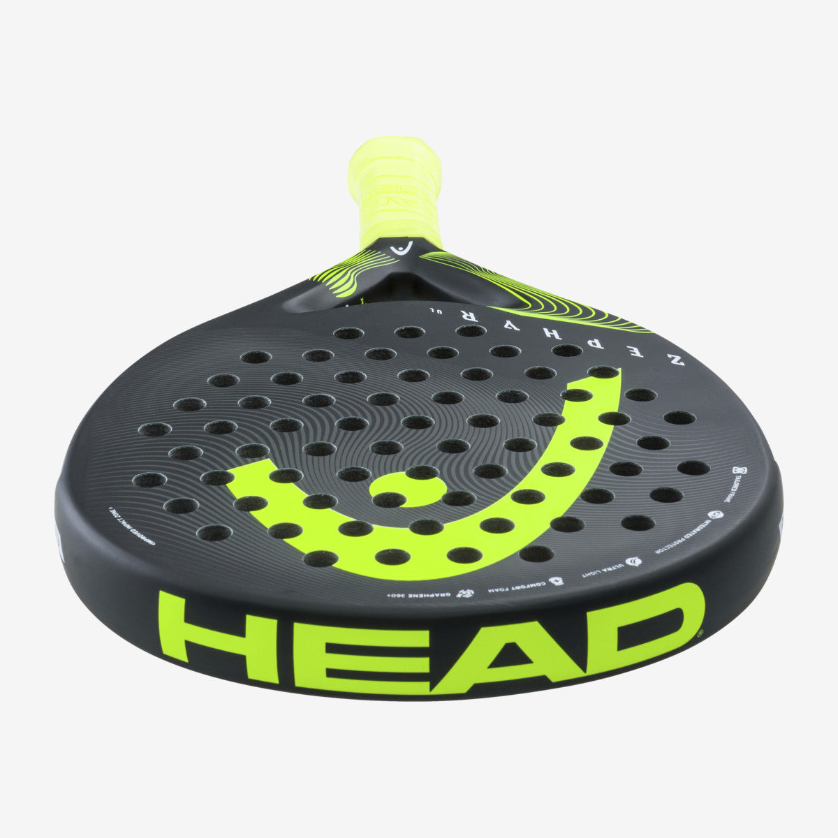 Head Zephyr Ultralight 2023 Padel Racket (Black/Yellow)